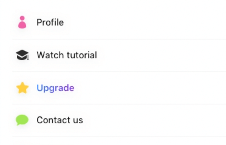 Upgrade plan interface inspiration 21