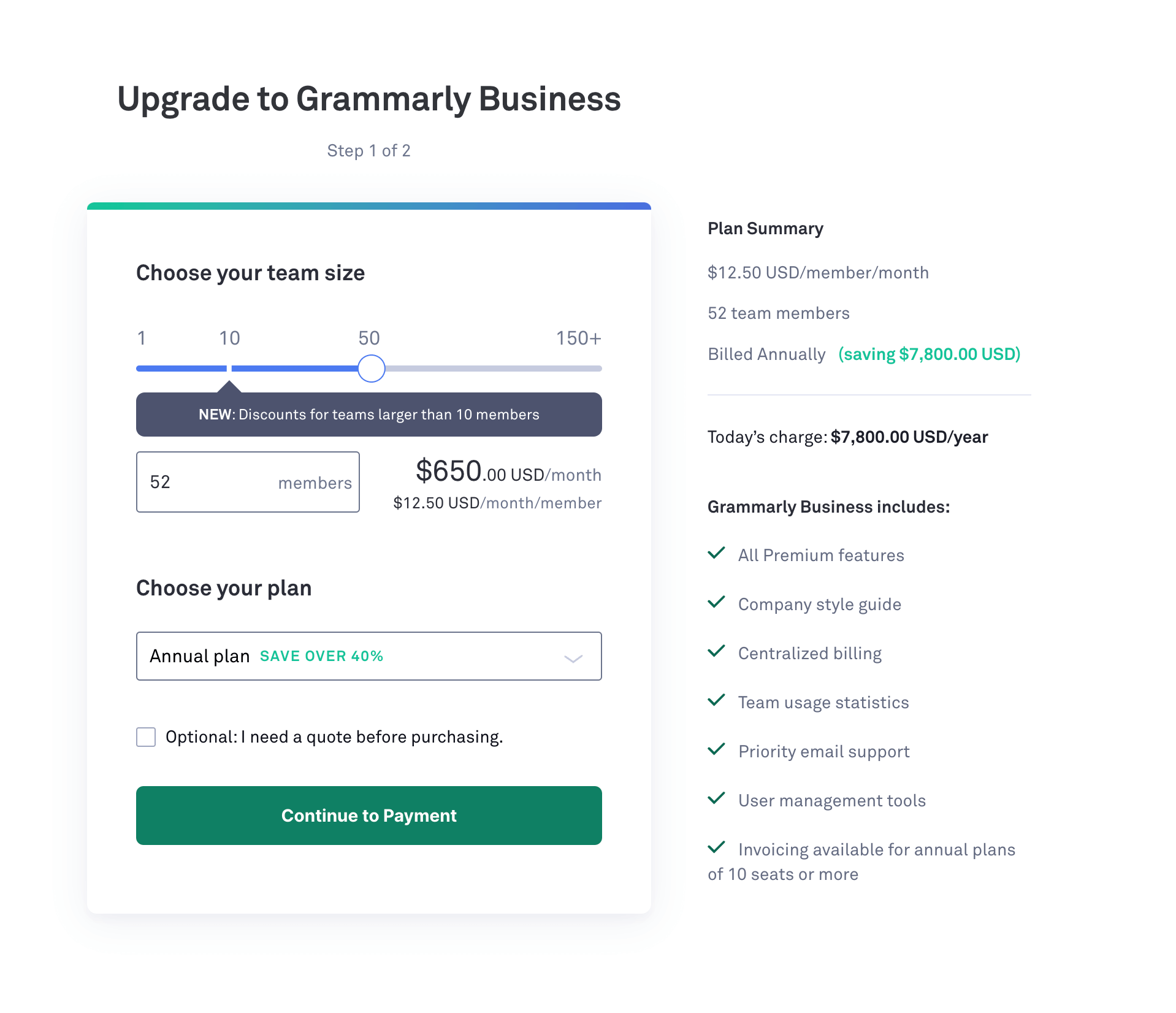 Upgrade plan interface inspiration 17