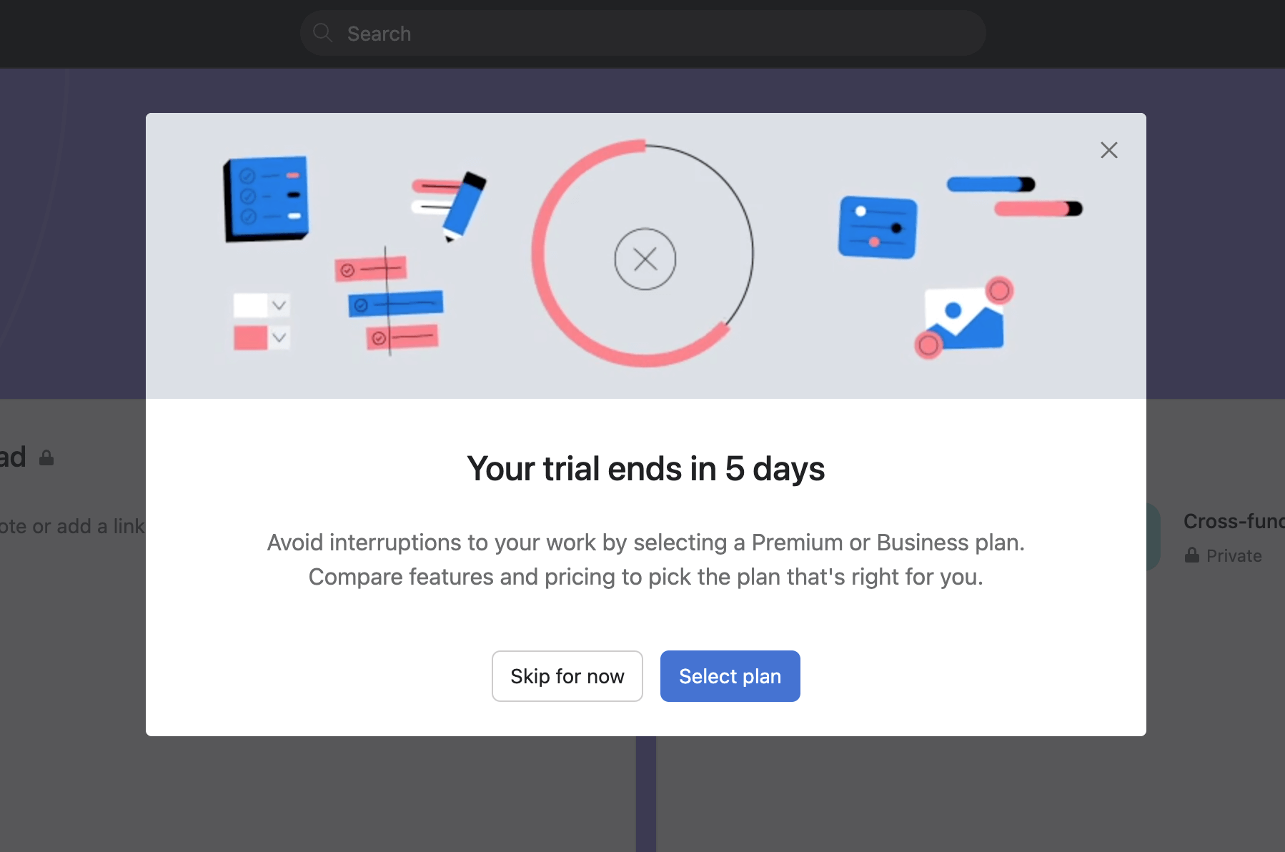 Upgrade plan interface inspiration 30