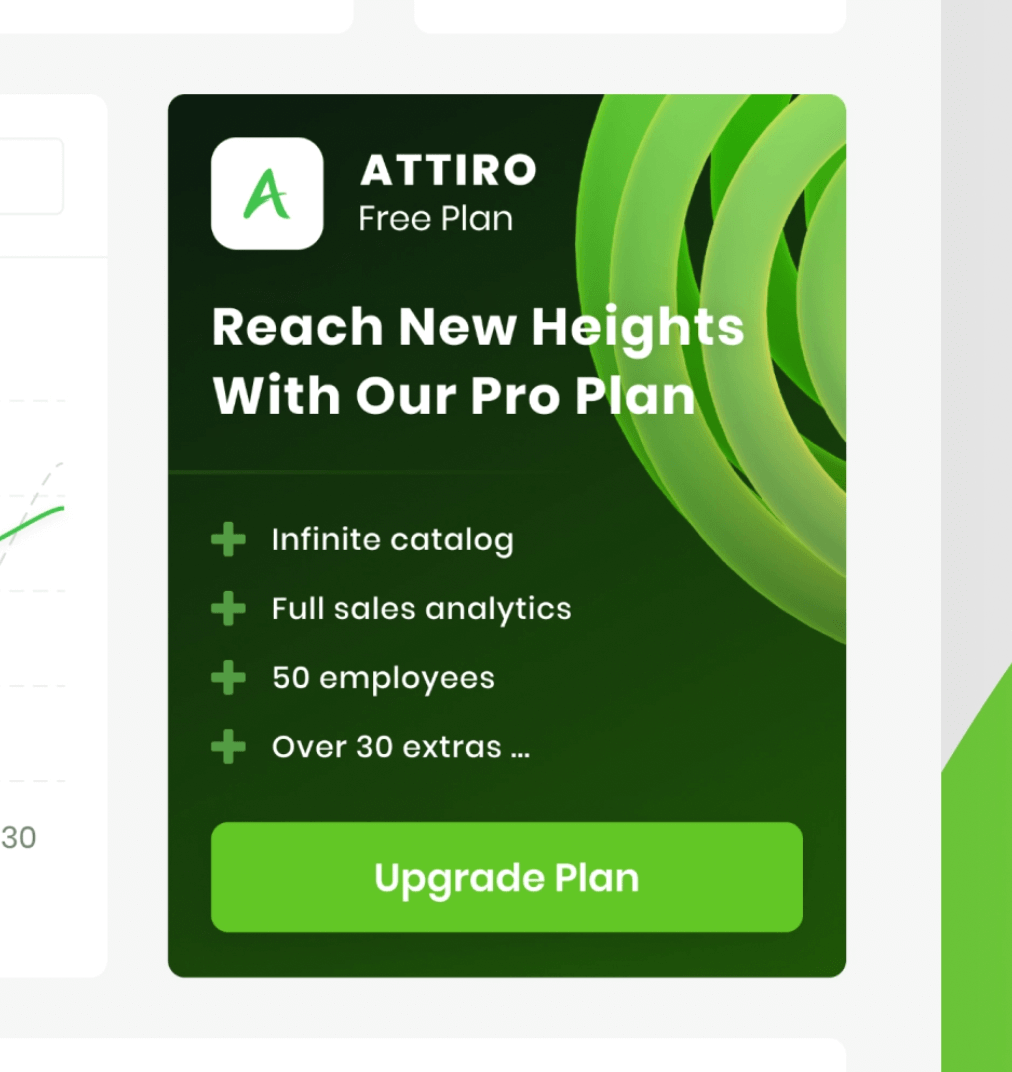 Upgrade plan interface inspiration 27