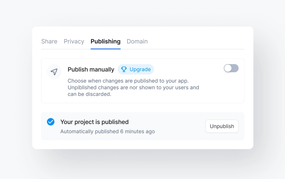 Upgrade plan interface inspiration 20