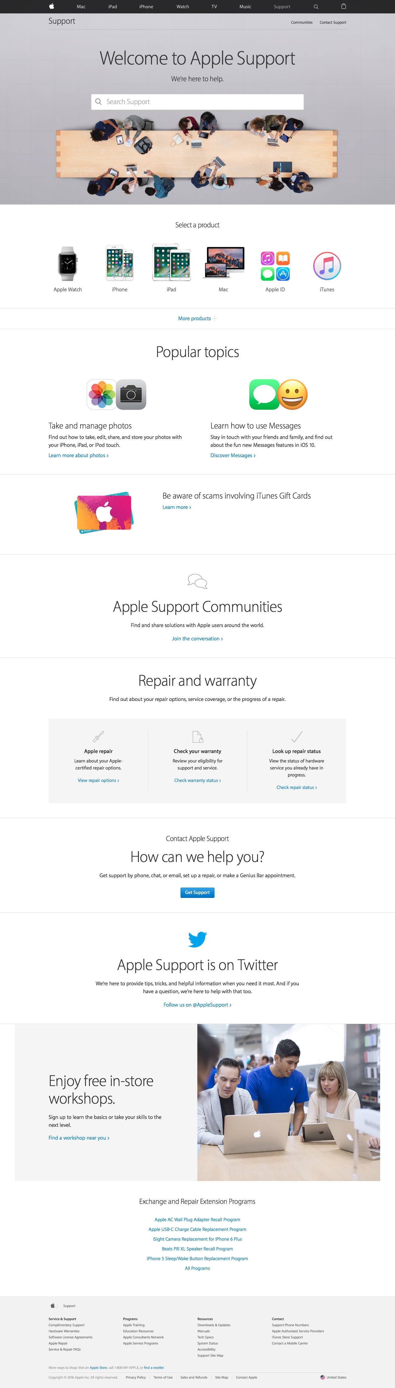 Support interface inspiration 20