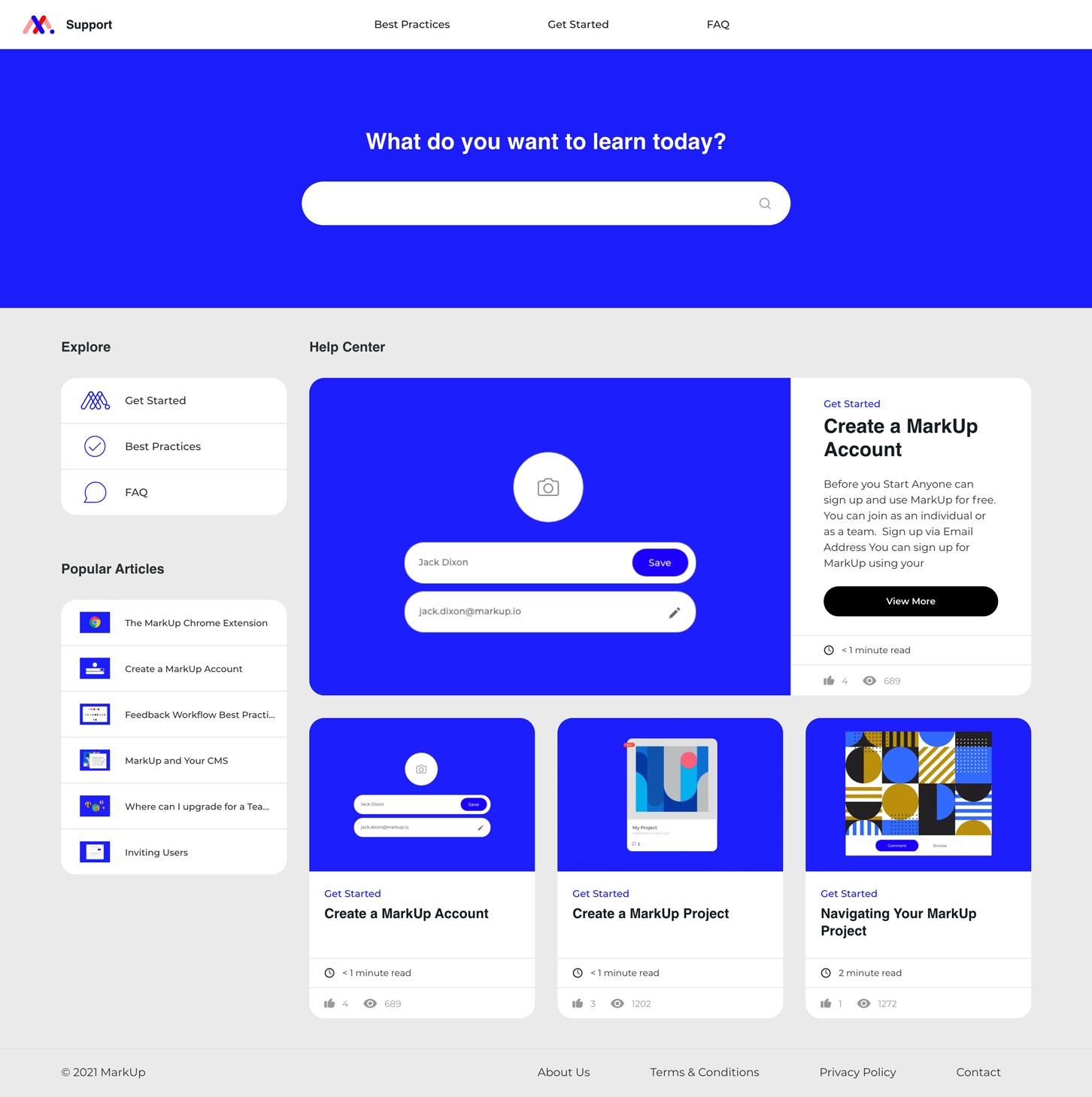 Support interface inspiration 14